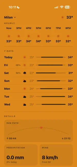 Fairweather Simple Weather screenshot 2