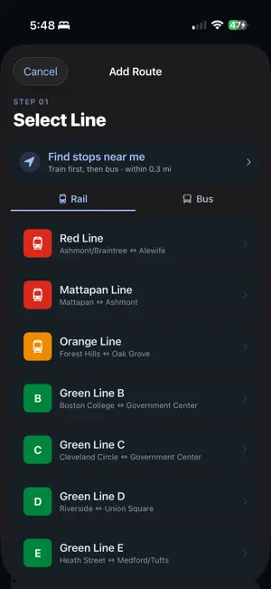 Next MBTA: Boston Transit screenshot 4