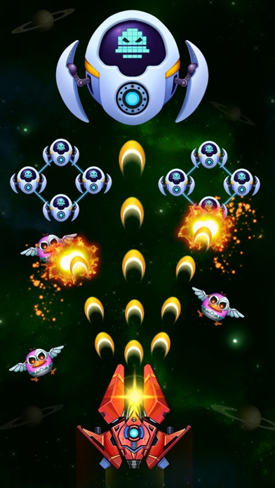 Screenshot #1 pour Chicken Attack: Galaxy Shooter