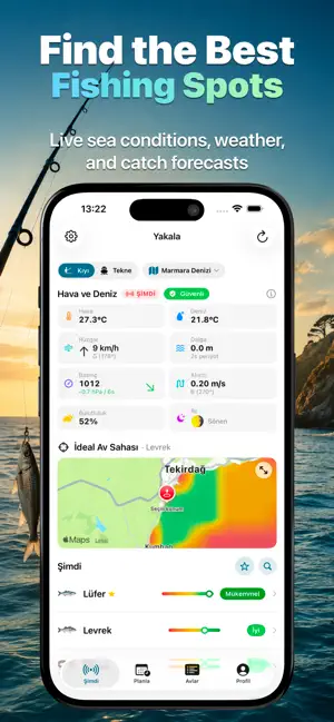 Catch: Fishing Forecast iPhone screenshot 1