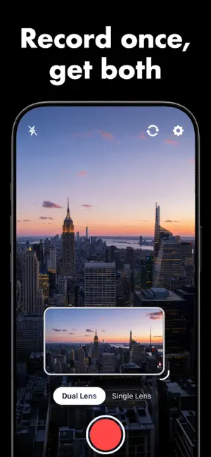 Dual Cam Recorder: OneTake screenshot 2