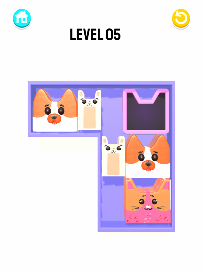 Cats Vs Dogs Slide Puzzle