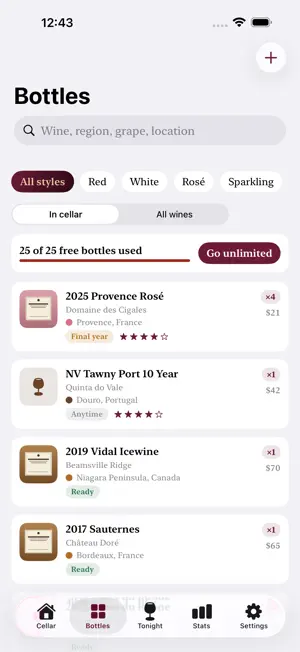 CellarBook: Wine Cellar screenshot 2