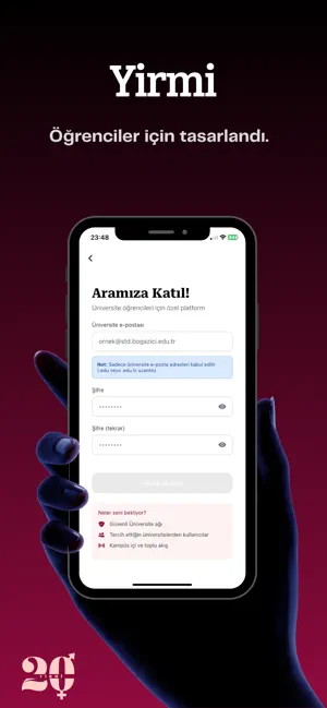 yirmi app iPhone screenshot 1