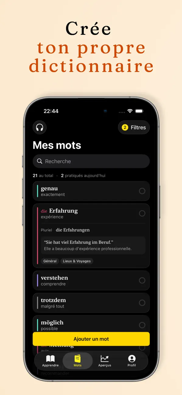 Screenshot #2 pour Der Die Das Vocabulaire