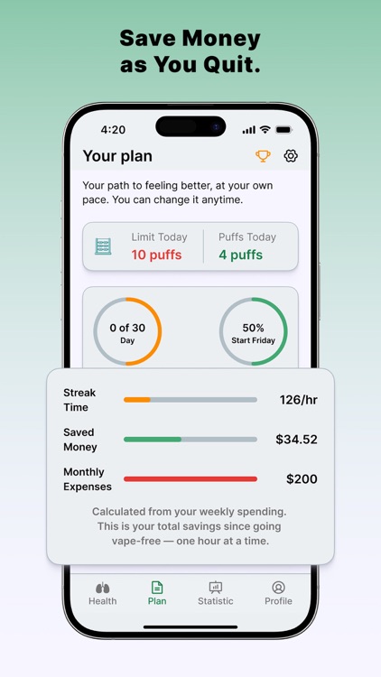 Quit Vaping - PuffStats screenshot-4