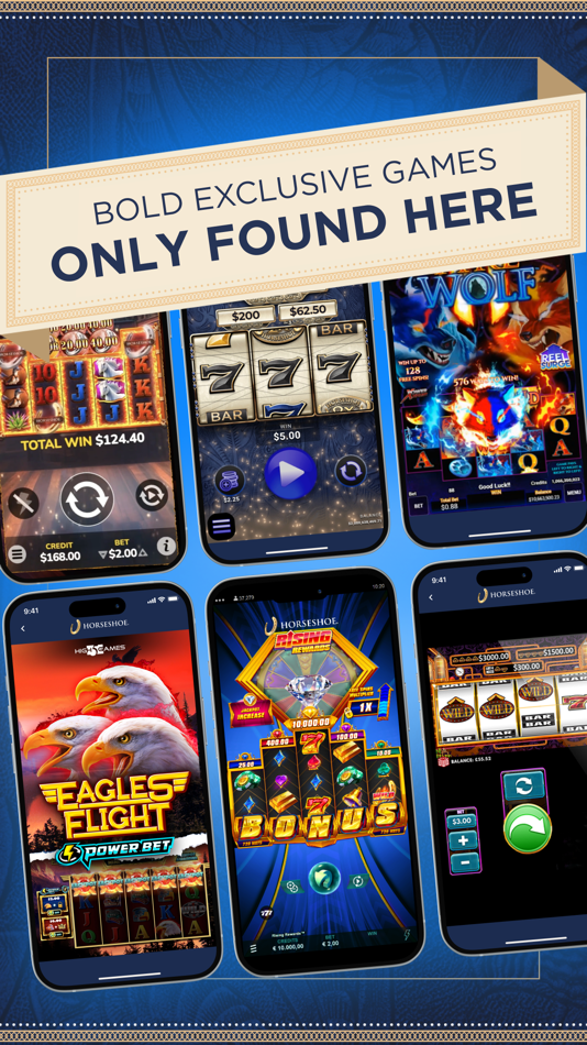 #2. Horseshoe Online Casino (iOS) 来自: Computerized Bookmaking Systems, Inc.