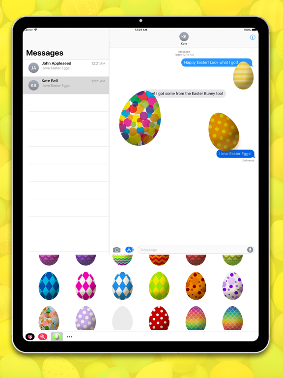 Screenshot #6 pour Easter Eggs Fun Stickers