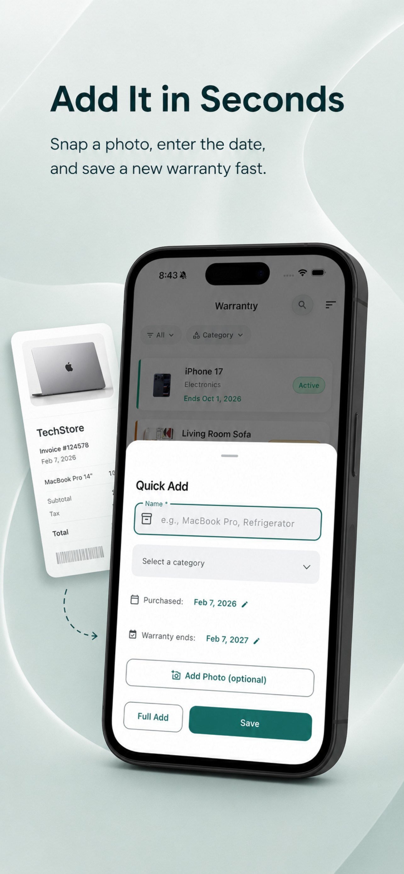 Warrantly - Warranty Tracker screenshot 3