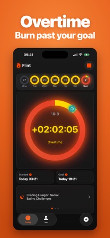 Flint: Fasting Tracker & Timer iPhone screenshot
