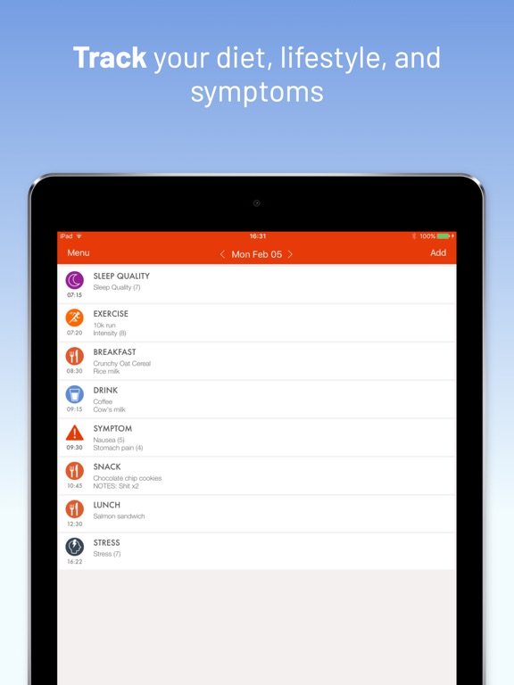App screenshot