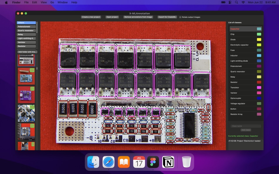 #1. X-MLAnnotation (macOS) 게시자: Denis Blumenstein