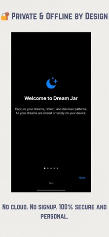 Dream Journal – Log Dreams iPhone screenshot