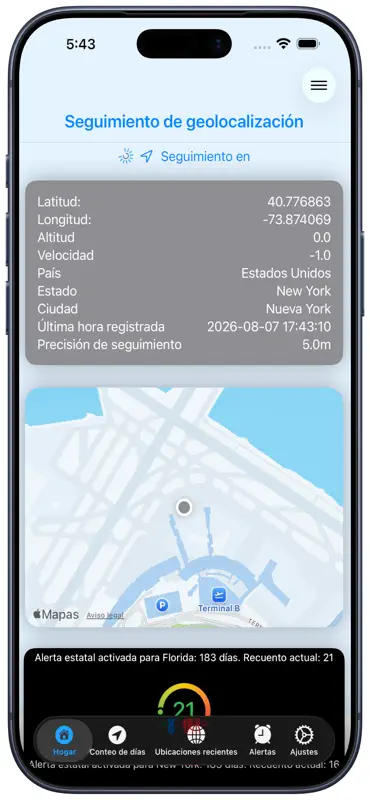 Domicile365 Residency Tracker screenshot 1 of 10