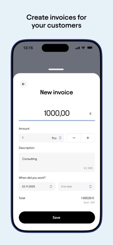 Truster Invoicing service Screenshot 3 of 7