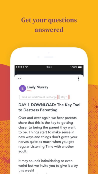 Hand in Hand Parenting Screenshot