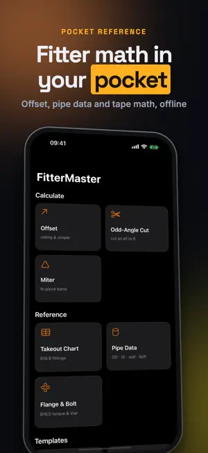 FitterMaster: Pipe Fitter Calc screenshot 2