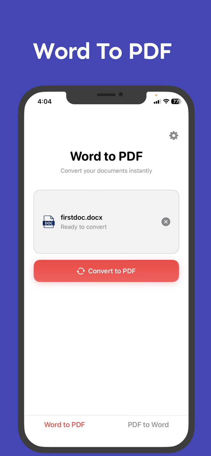 Word to PDF Converter: Doc2PDF screenshot 2