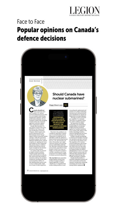 Legion Magazine Screenshot