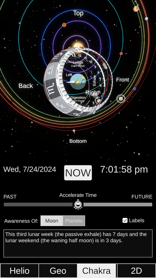 #8. Monad Calendar Clock (iOS) By: Earth at the Center LLC