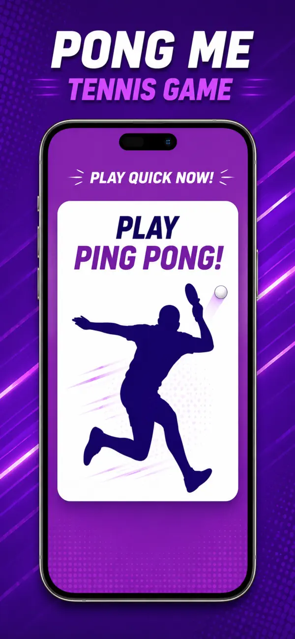 Screenshot #1 pour Ping Pong Game: PongMe