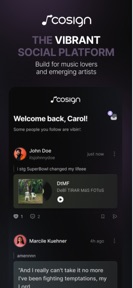 Cosign - Music Meets Community screenshot
