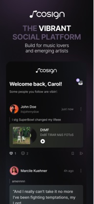 Cosign - Music Meets Community screenshot 1