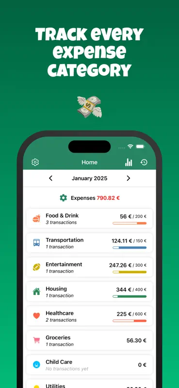 Simpler Budget: Envely screenshot 1 of 3