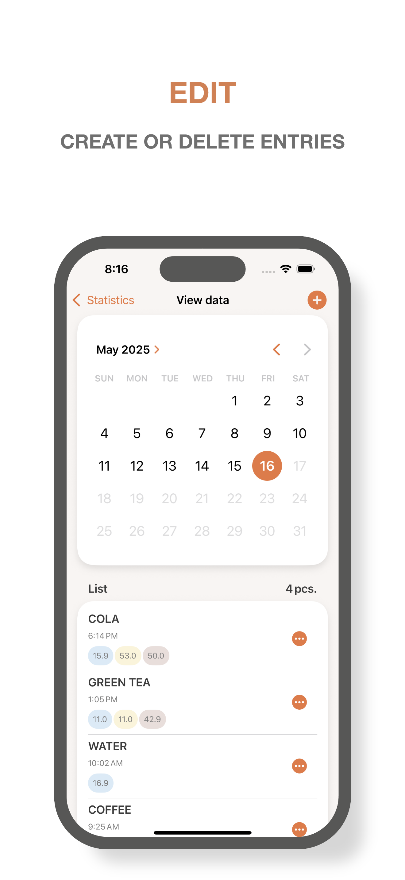 Drink Note – Water Tracker
