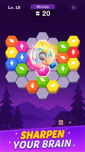 Hexout - Color Hexa Puzzle screenshot 2