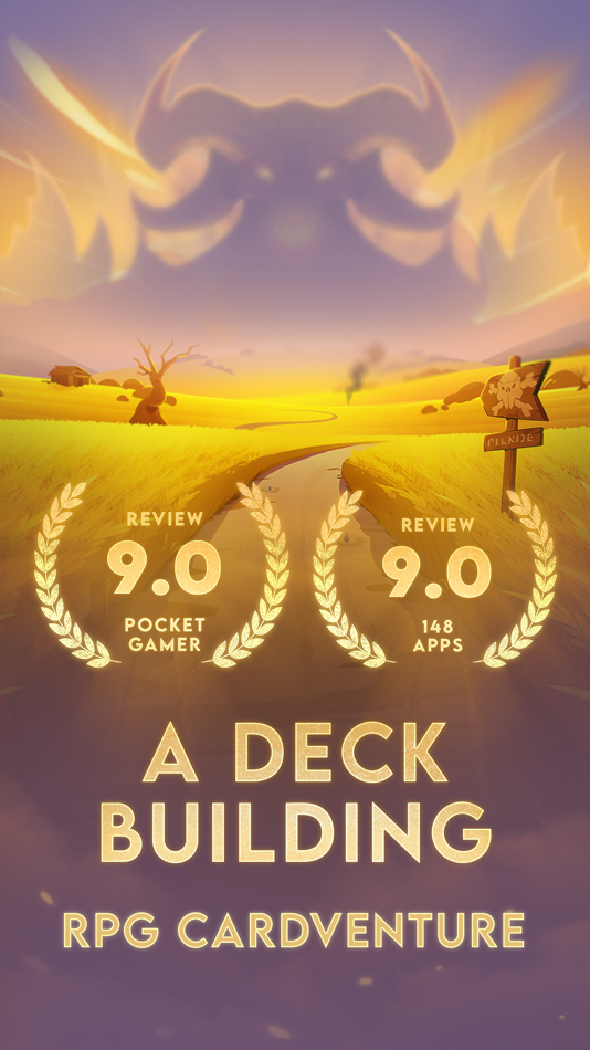 #1. Dawncaster: Deckbuilding RPG (iOS) Podle: Rick van der Wal