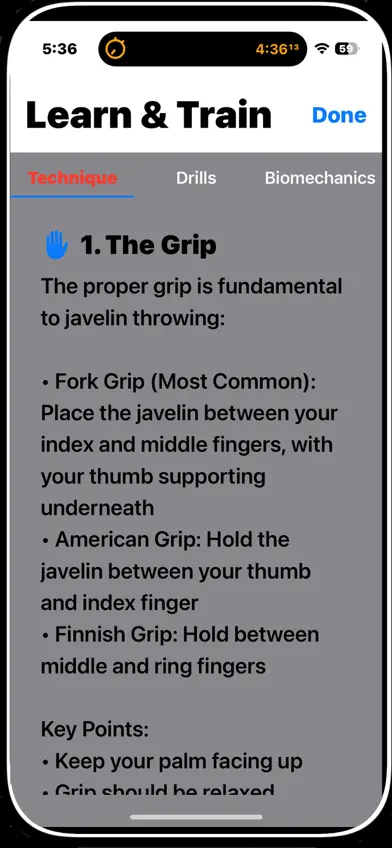 Javelin Video Analysis screenshot 3