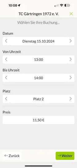 Screenshot von EBuSy auf dem iPhone 6