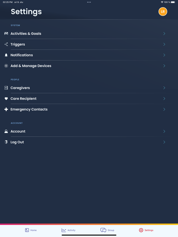 Nomo Smart Care iPad screenshot 4 - Health & Fitness app