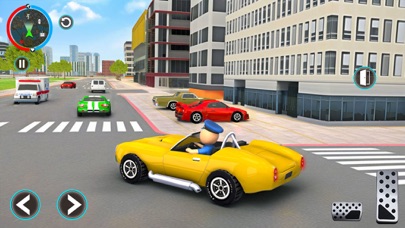Plug Head Gangster Car Games Screenshot