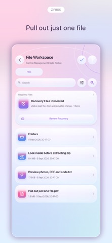 Zipbox: Unzip RAR, ZIP & 7z screenshot 5