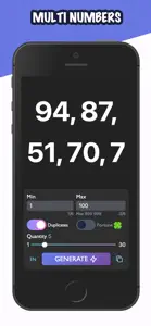 Arithmous - numbers generator screenshot #3 for iPhone