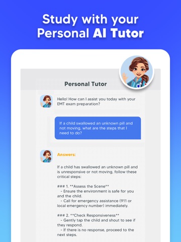 EMT Prep 2025: Pass Test Exam iPad screenshot