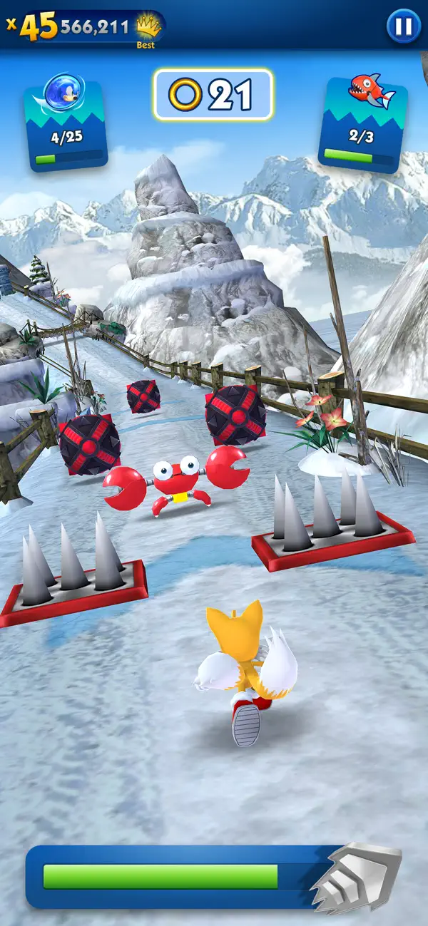 Sonic Dash: Endloser Lauf iPhone Spiel Screenshot 6 – Spiele