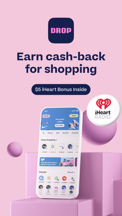 Drop: Shop Cash Back & Rewards Screenshot