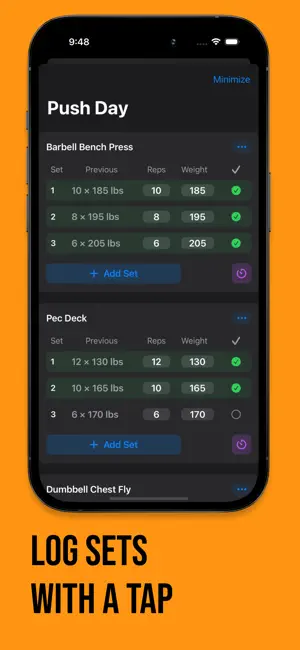 Blaze - Lifting Log screenshot 2