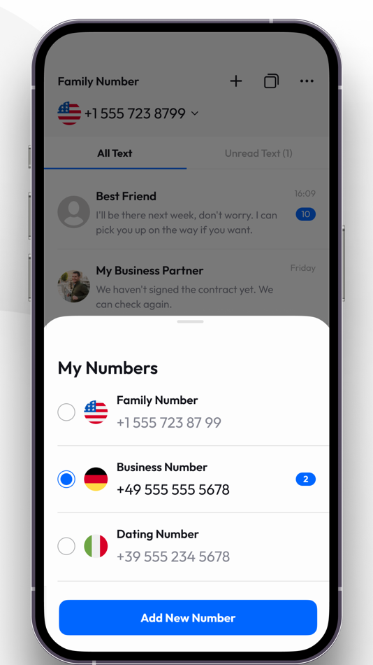 #6. Text &Call Second Phone Number (iOS) By: Codebaker Ltd
