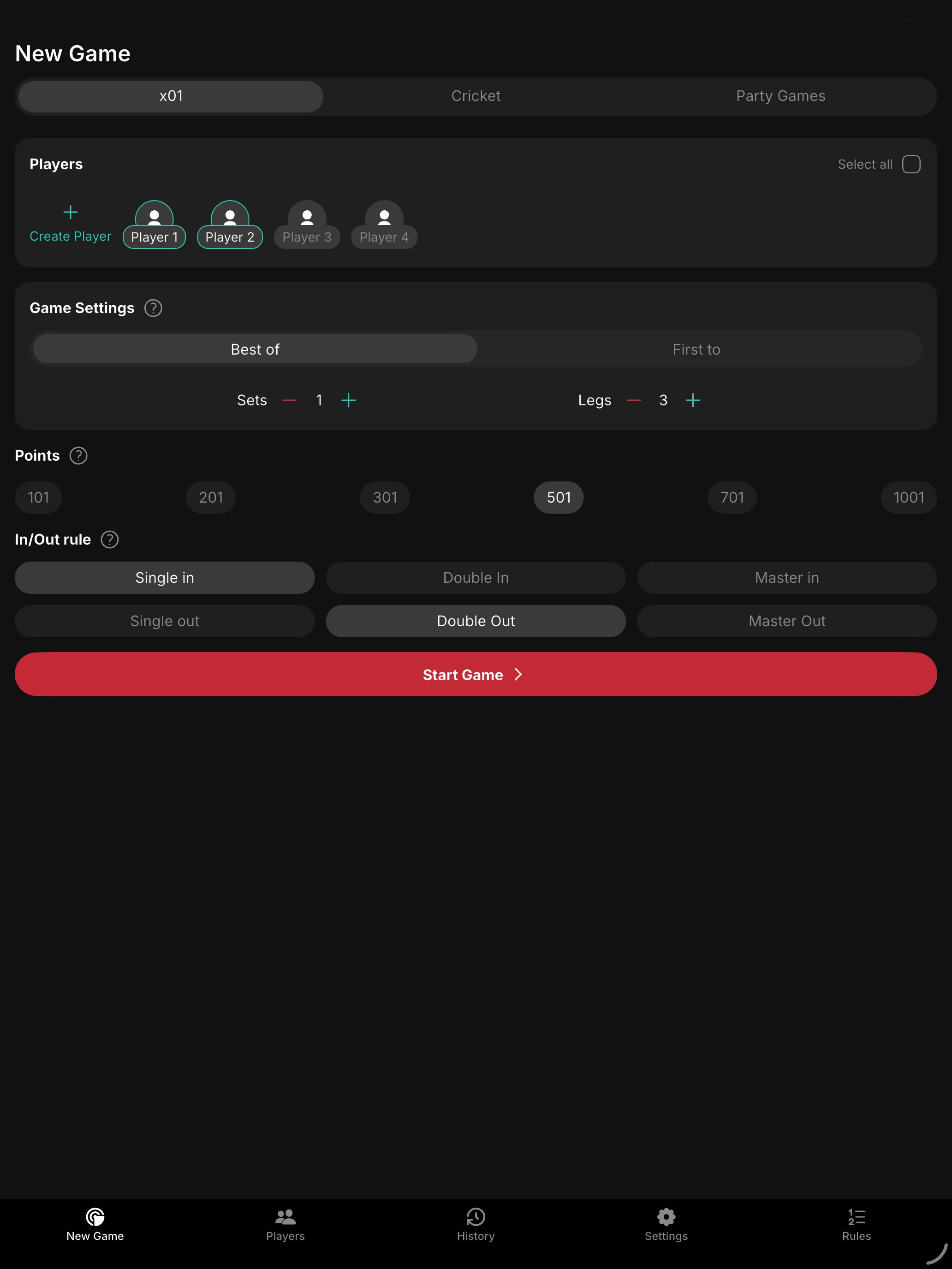 Dart Scoreboard - Darts Score screenshot 7