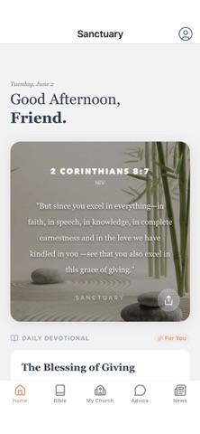 Sanctuary: Daily Faith & Focus screenshot