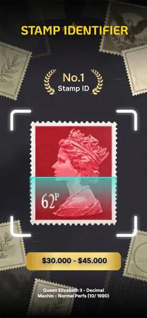 Stamp Identifier: Value Guide screenshot 1