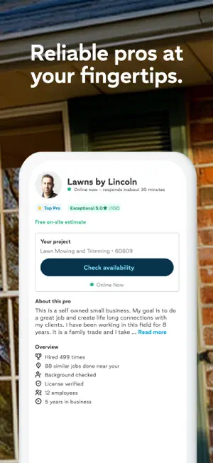 Thumbtack: Home Service Pros screenshot 6