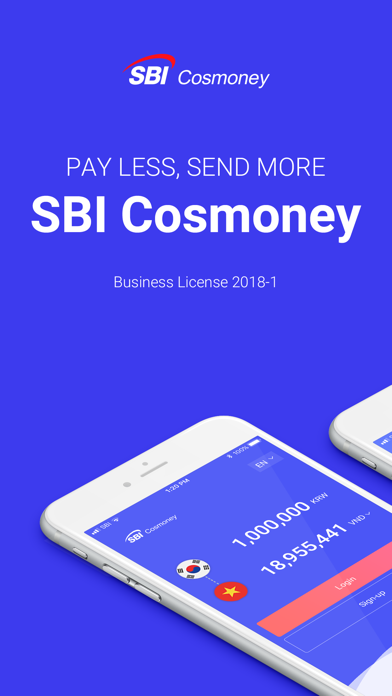 SBI Cosmoney Remittance Screenshot