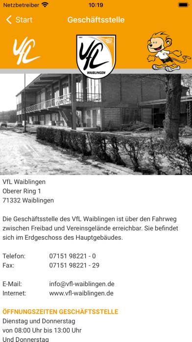 VfL Waiblingen Screenshot