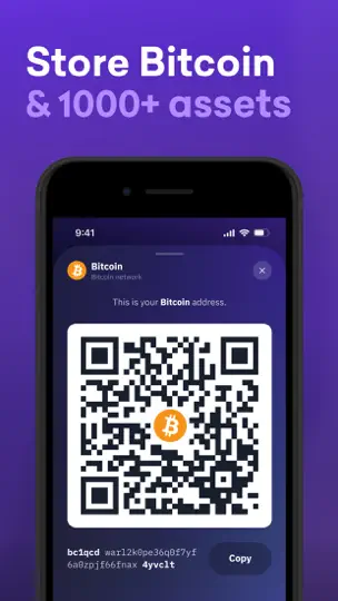 Captura de pantalla de Kraken Wallet: Crypto & DeFi en iPhone 3