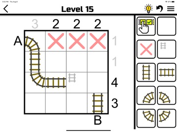 Train Tracks Puzzle iPad screenshot
